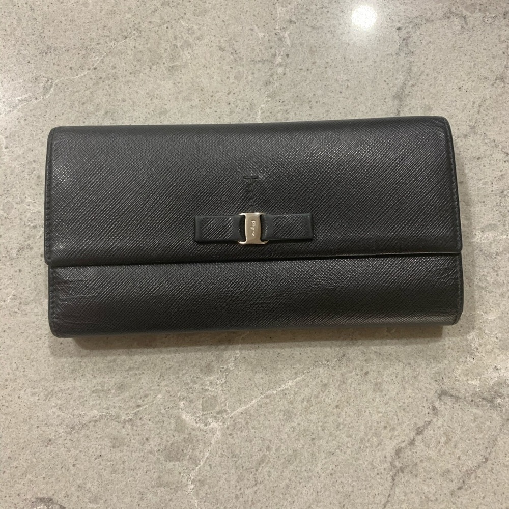 Black Ferragamo Wallet